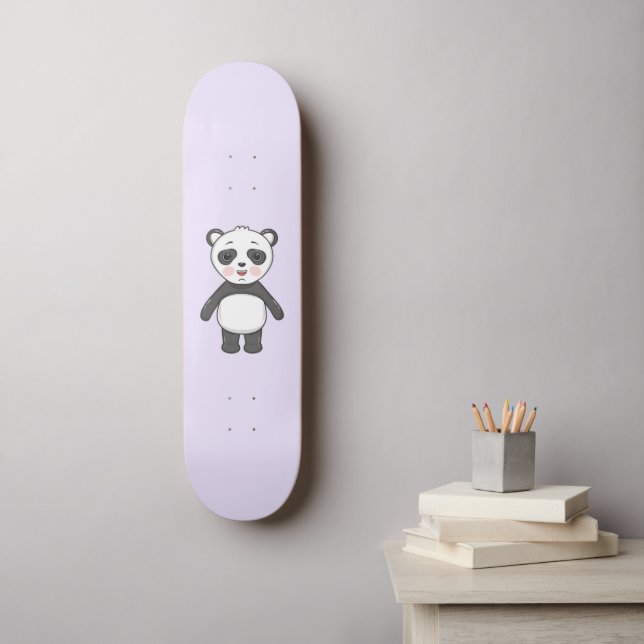 Skateboard Panda Mignon (Art mural)