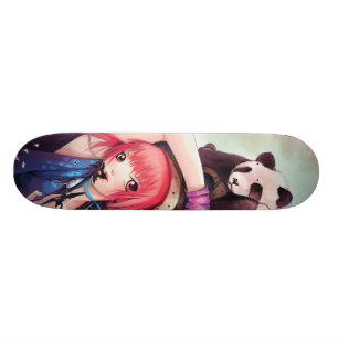 Skateboard Pandas de Ninja de pêche