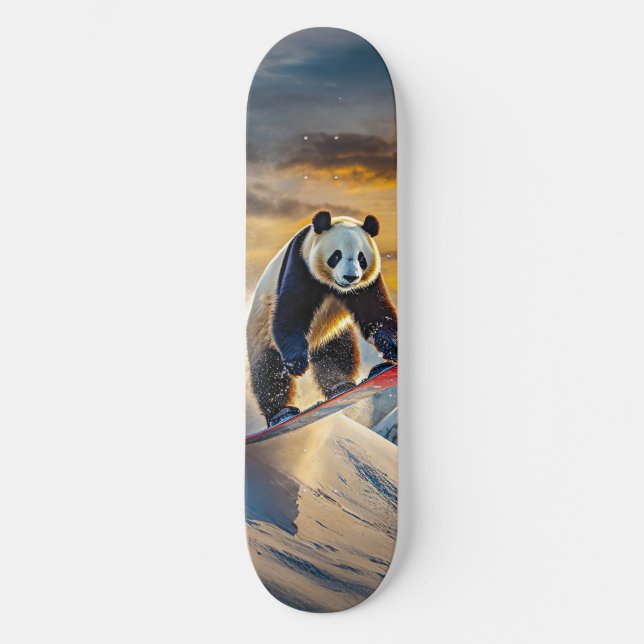 Skateboard Pandas On Snowboards Design par Rich AMeN Gill (Recto)