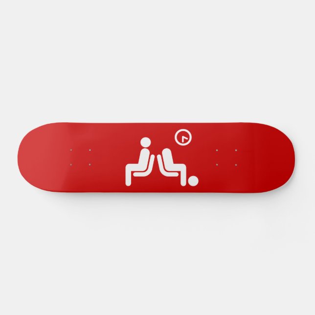 Skateboard Panneau d'attente long (Horz)