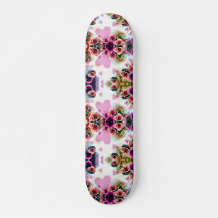Skateboard Panneau de diapositive Pro Personnalisé Rose Signa