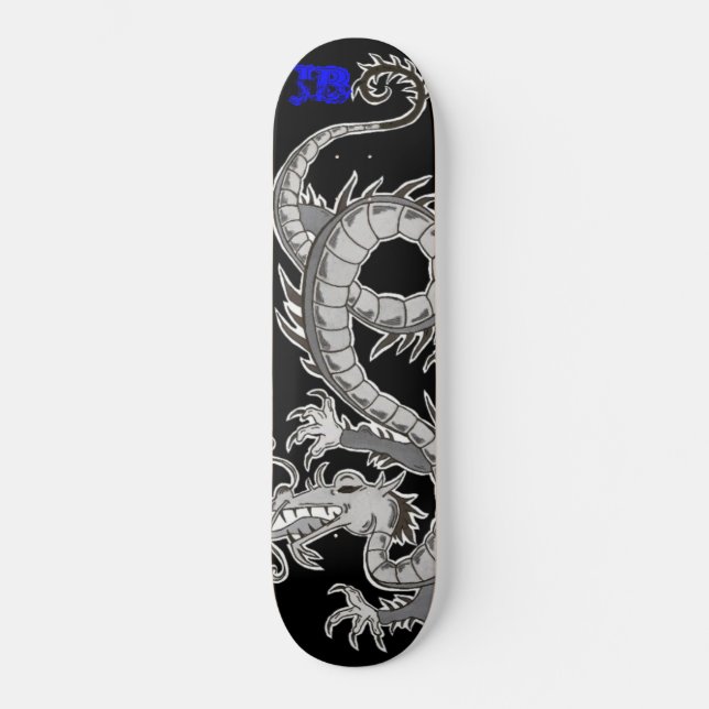 SKATEBOARD PANNEAU DE DRAGON (Recto)