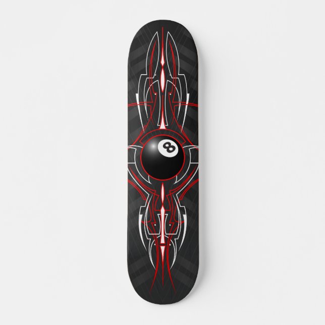 Skateboard panneau de filet de la vieille école 8-Ball (Devant)
