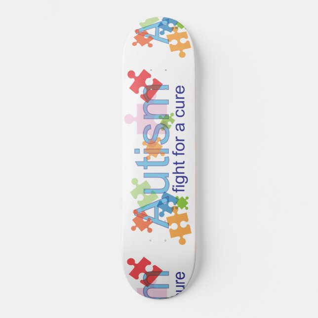 Skateboard Panneau de patin d'autisme (Recto)