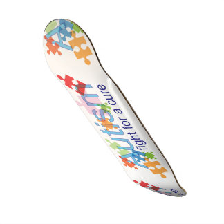 Skateboard Panneau de patin d'autisme