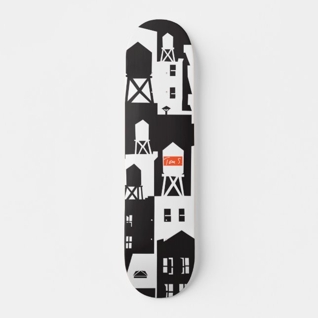 Skateboard Panneau de patin de NYC (Devant)