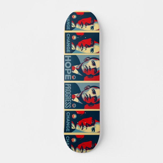 Skateboard Panneau de patin d'Obama (Devant)