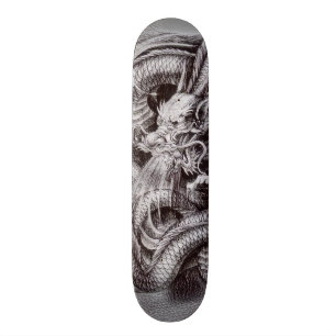 Skateboard Panneau d'élément de dragon de Chang Wang de