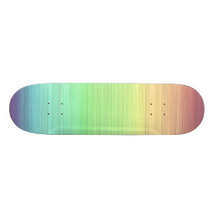 Skateboard Panneau en pastel parfait d'arc-en-ciel