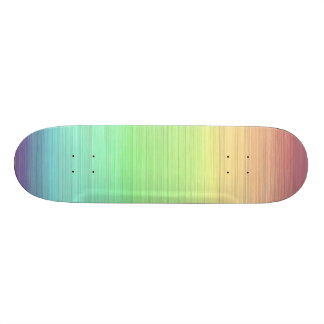 Skateboard Panneau en pastel parfait d'arc-en-ciel