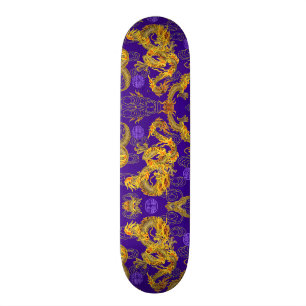 Skateboard Panneau fait sur commande de dragon chinois