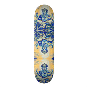 Skateboard Panneau fait sur commande de grand de vague de