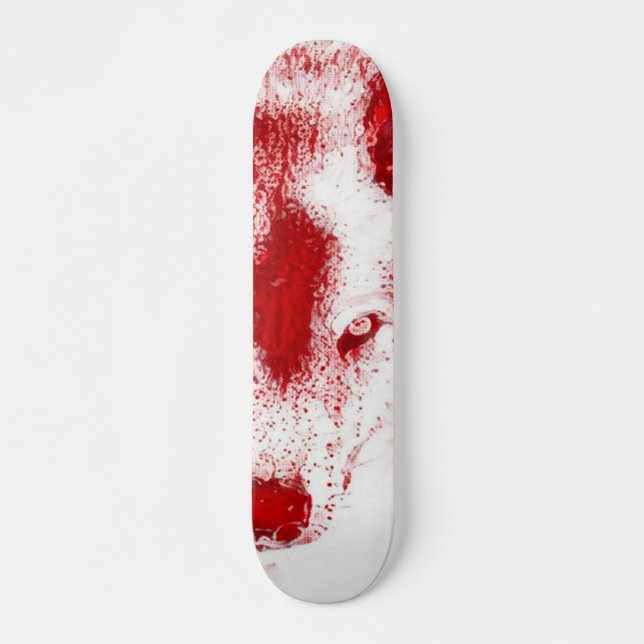 Skateboard Panneau fait sur commande de parc de loup urbain (Devant)
