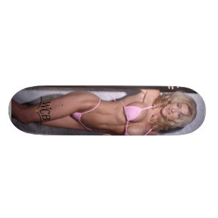 Skateboard Panneau sauvage de bikini de côte