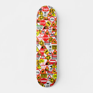 Skateboard Panneaux de signalisation
