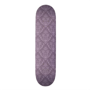 Skateboard Papier peint floral pourpre