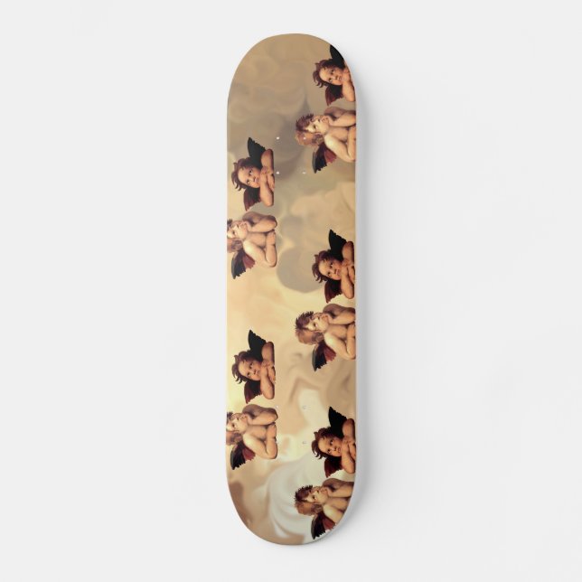 Skateboard Papier peint Raffaelo Sanzio d'anges de Sistine (Recto)