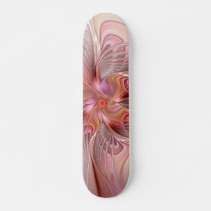 Skateboard Papillon Abstrait coloré Imaginaire Fractal Art