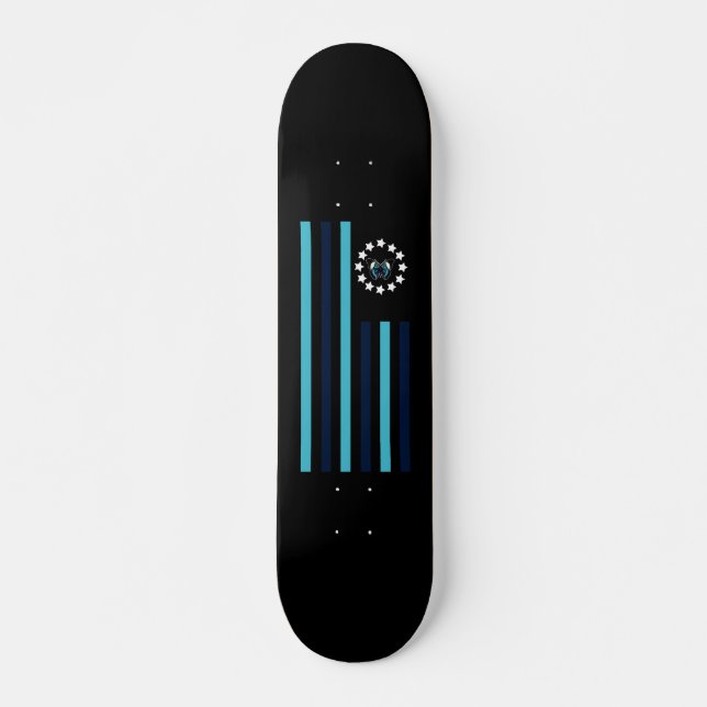 Skateboard Papillon - Drapeau (Devant)
