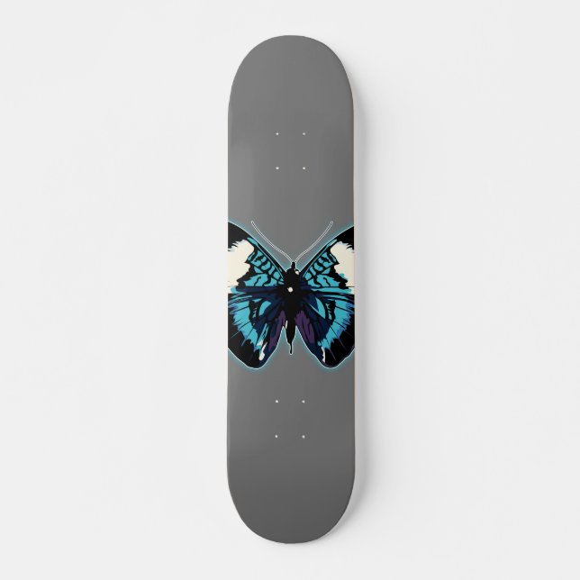 Skateboard Papillon exotique (Devant)