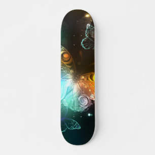 Skateboard Papillon lumineux et papillons de nuit
