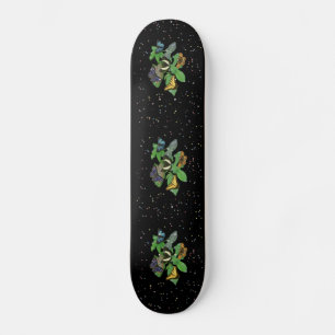 Skateboard Papillons sur Feuille