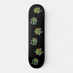 Skateboard Papillons sur Feuille