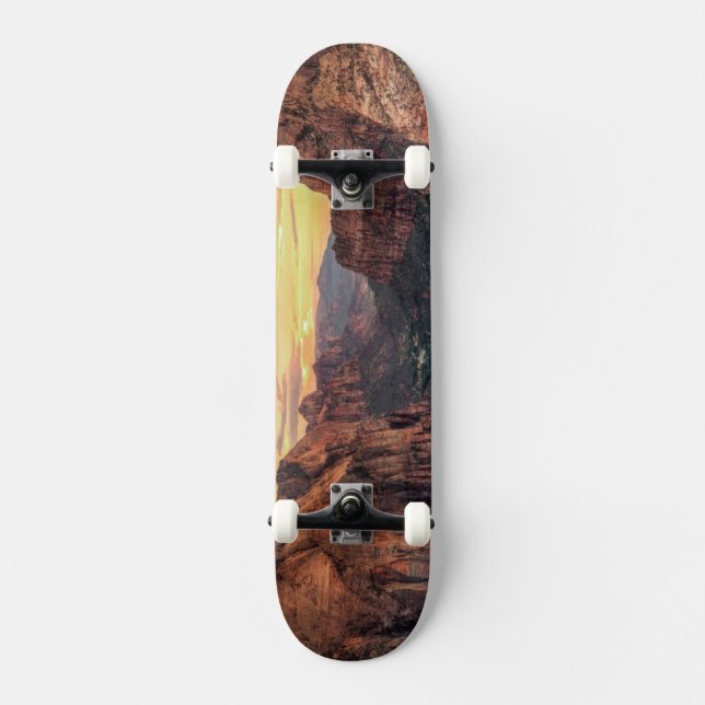 Skateboard Parc national de canyon de Zion (Recto)