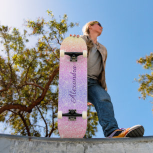Skateboard Parties scintillant arc-en-ciel Éclairage personna