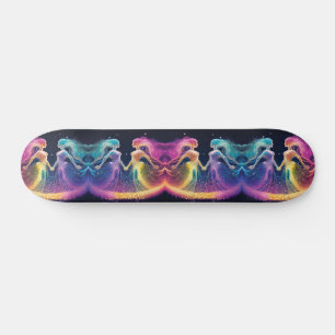 Skateboard Parties scintillant arc-en-ciel Galaxie cosmique É