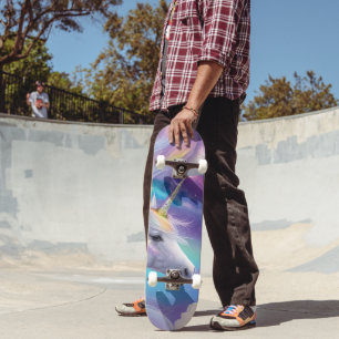 Skateboard Parties scintillant arc-en-ciel Unicorn Imaginaire
