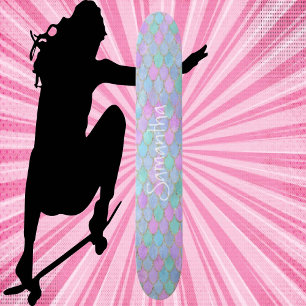 Skateboard Parties scintillant Custome fille sirène chic