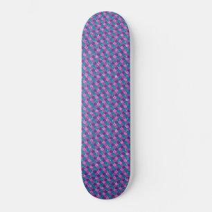 Skateboard Parties scintillant de sirène bleu rose