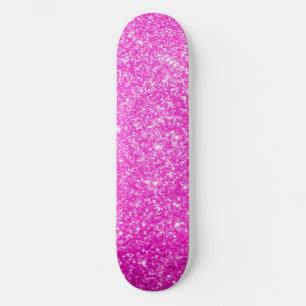 Skateboard Parties scintillantes roses