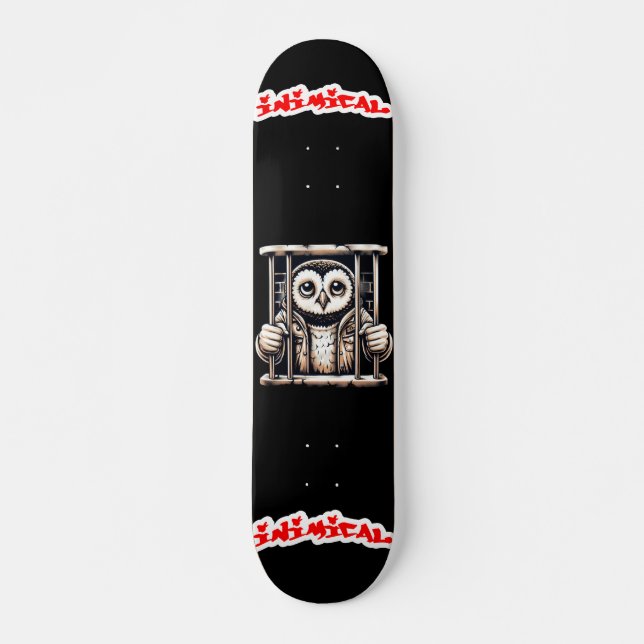 Skateboard Pas comme nous Owl (Devant)