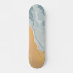 Skateboard Pastel Paint Édition Été Abstraite