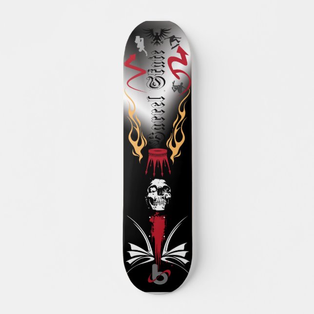 Skateboard Patin du baril X (Devant)