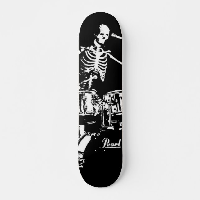 Skateboard patin squelettique de tambour (Devant)