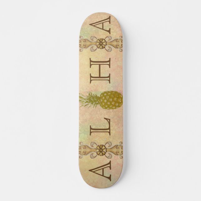 Skateboard Patinage à ananas (Devant)