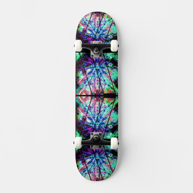 Skateboard Patinage à bascule couleur fondu (Recto)