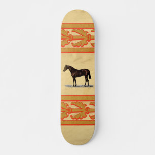 Skateboard Patinage à cheval Brown
