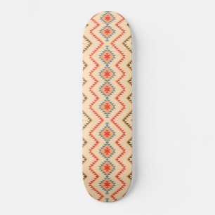 Skateboard Patinage à motifs amérindien