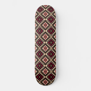 Skateboard Patinage à motifs amérindien