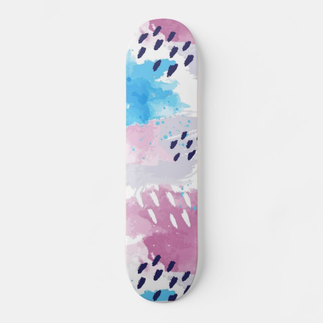 Skateboard Patinage Abstrait (Recto)