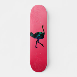 Skateboard Patinage Abstrait à l'autruche