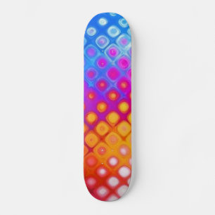 Skateboard Patinage Abstrait Multicolor