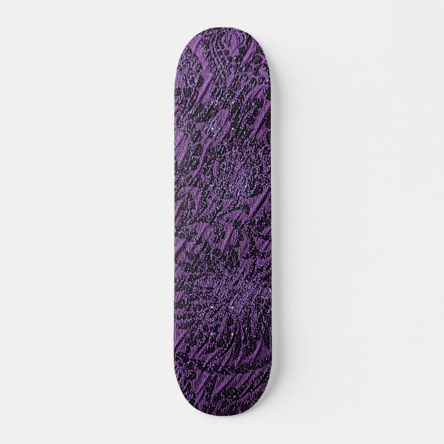 Skateboard Patinage Arrière - plan violet (Devant)