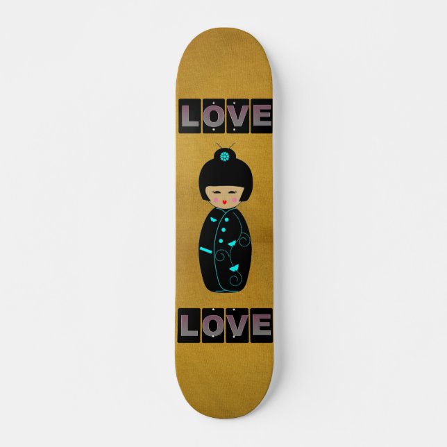 Skateboard Patinage asiatique (Devant)