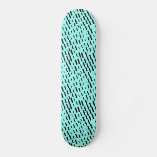 Skateboard Patinage avec impression abstraite noire.