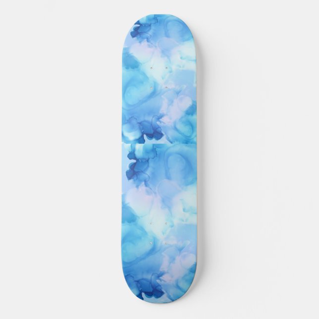 Skateboard Patinage bleu Smokey (Recto)